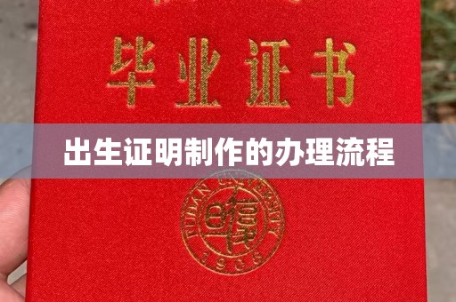 同德出生证明制作的办理流程