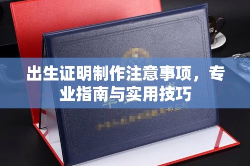 同德出生证明制作注意事项，专业指南与实用技巧