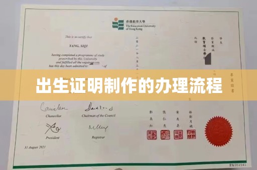 同德出生证明制作的办理流程