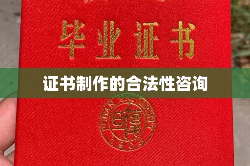 同德证书制作的合法性咨询