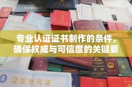 同德专业认证证书制作的条件，确保权威与可信度的关键要素