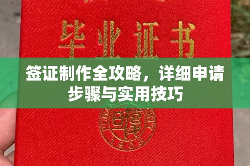 同德签证制作全攻略，详细申请步骤与实用技巧