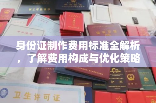 同德身份证制作费用标准全解析，了解费用构成与优化策略